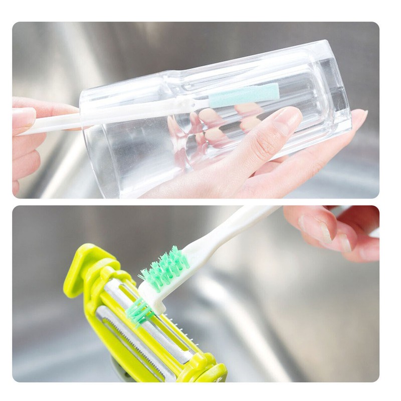 16pcs Small Cleaning Brushes Crevice Cleaning Detail Tiny Scrub Cleaner