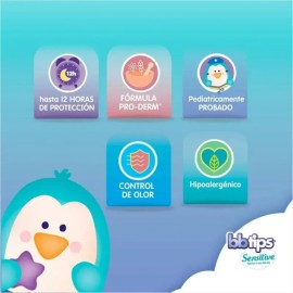 Pañales Etapa 5 Bbtips Sensitive 100 Pzas