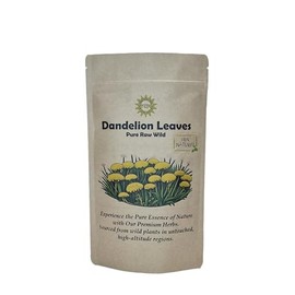 Dandelion Leaves Premium 50g – 100% Pure, Raw, Wild, Non-GMO, Vegan – Supports Liver Health, Detoxification, and Digestive Wellness – Ideal for Herbal Teas and Extracts
