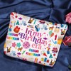 POFULL Birthday Gifts for Women Cosmetic Bag Music Lovers Singer