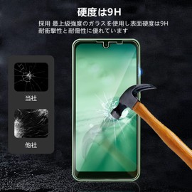 [1 piece] AQUOS wish SHG06 / AQUOS Wish2 SH-M20 A104SH / A204SH / SH-51C Glass Film AQUOS wish 3/SH-53D/A302SH Film Protective Film LCD Protective Film Case Tempered Protective Glass 9H Hardness Shock