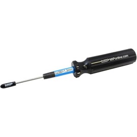 MIP Metric Hex Screw Driver RC Tools Kit Hexagon Screwdriver for Traxxas Arrma Axial Losi Redcat RC Quadcopter Helicopter FPV Racing Drone Models (1.3mm - Black Handle)