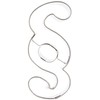 Staedter § Sign Cookie Cutter, Stainless Steel Silver, 30 x