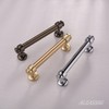 Alzassbg 10 Pack Polished Chrome Cabinet Pulls, 4 Inch(102mm) Hole