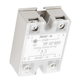 Solid State Relay AC AC, SSR Solid State Relay, SSR 25 AA 25A Solid State Relay Module AC‑AC Input 80‑250V AC Output 24‑480V AC, Solid State Relay