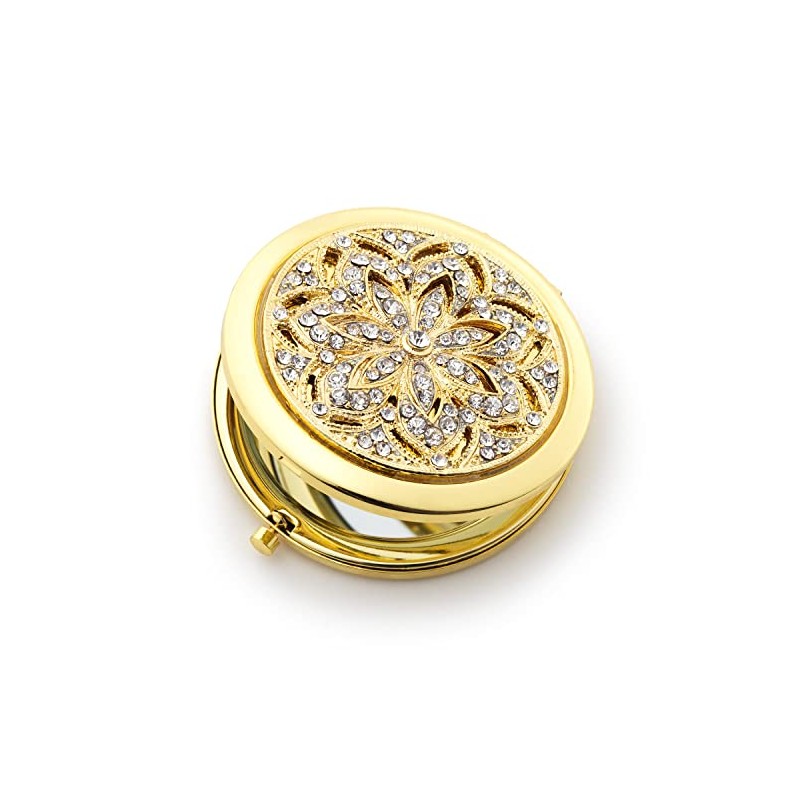 Olivia Riegel Gold Windsor Compact Make up Mirror