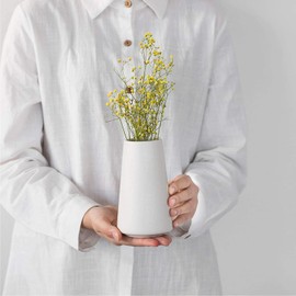 Ceramic Flower Vase, Minimalism Style Vase Decoration for Coat, Fireplace, Table, Living Room, Home