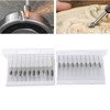 20Pcs Tungsten Carbide Carving Bits Double Cut Rotary Burr Set