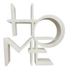 Genérico Home Escultura Decorativa Home Letrero Decoracion Mesa Blanco (Blanco)