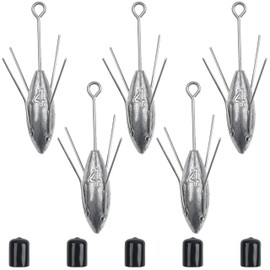 Sputnik Sinkers Surf Fishing Weights,Spider Weights Sinkers Long Tail Saltwater Surf Casting Fishing Sinkers Catfish Weights Tackle for Ocean Sea Sand Beach 3oz-7oz