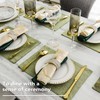 Home Brilliant Green Placemats for St Patricks Day Dinner Soft