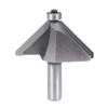 uxcell Chamfer Router Bit 1/2 Shank 1-1/2" Dia 45 Degree