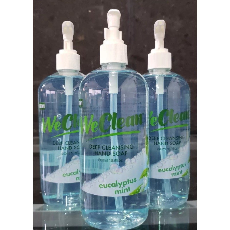 weclean Jabón Liquido Eucalipto Y Menta Limpieza Profunda 10 Pack