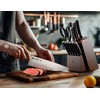 BRODARK Kitchen Knife Set, Ultra Sharp 15 Pcs Knife Set