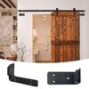 90 Degree Right Angle Door Stopper, Heavy Duty Sliding Barn