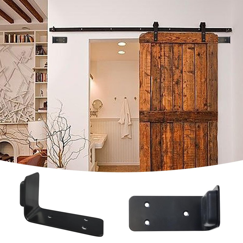 90 Degree Right Angle Door Stopper, Heavy Duty Sliding Barn