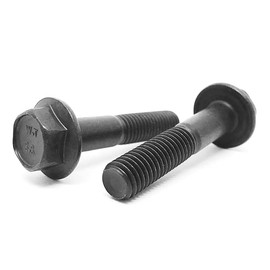 (3 Pieces) M12-1.75x50 Class 10.9 Hex Flange Bolts Screws UNC Coarse Partial Threads Phos & Oil