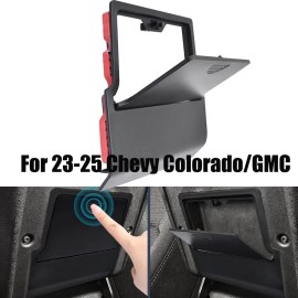 Unbranded For 2023-25 GMC Canyon/Chevy Colorado Black Armrest Storage Box Hidden Organizer