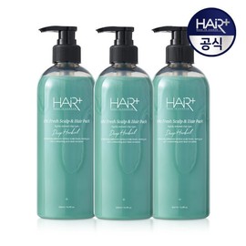 Ofresh Deep Herbal Scalp & Hair Pack 500mlX3 Hair Loss Symptom Relief Scalp Care / 오프레시 딥 허벌 스캘프 앤 헤어팩 500mlX3개 탈모증상완화두피케어
