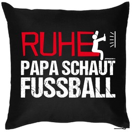 Mega Cool Decorative Cushion Cuddly Cushion with Filling Rest Dad Looks Football Gift for Dad Father's Day Gift Football Fan
