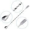 Boao 8 Pcs 10 Inch Long Bar Spoon Cocktail Spoon