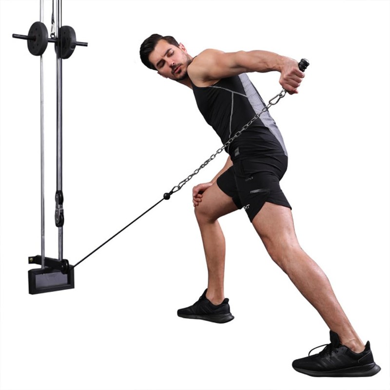 AIXXCUVQ Multifunctional Heavy Duty Cable Machine Handle for Workouts Triceps