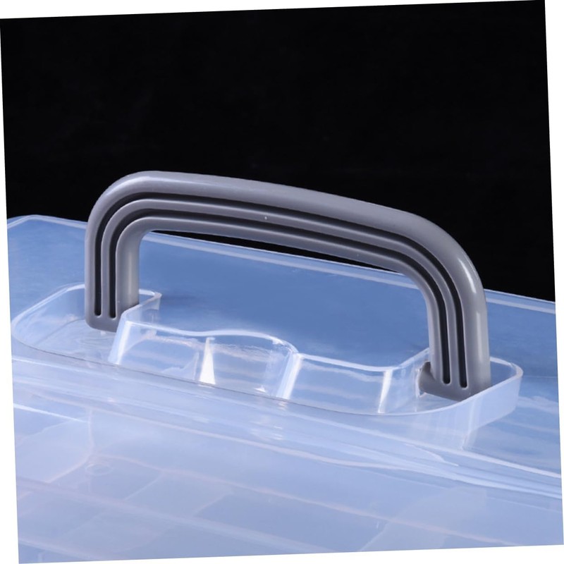 IWOWHERO Foldable Nail Tool Box Multi Functional Cosmetic Case Three