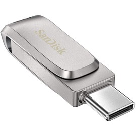 SanDisk 1TB Flash Drive (Bulk 2 Pack) Ultra Dual Drive Luxe USB Type-C for Smartphones, Tablets, and Computers - High Speed USB 3.1 (SDDDC4-1T00-G46) Bundle with (1) Everything But Stromboli Lanyard