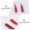 KONTONTY 3 Pcs Agate Polishing Tool Set Professional Burnisher for
