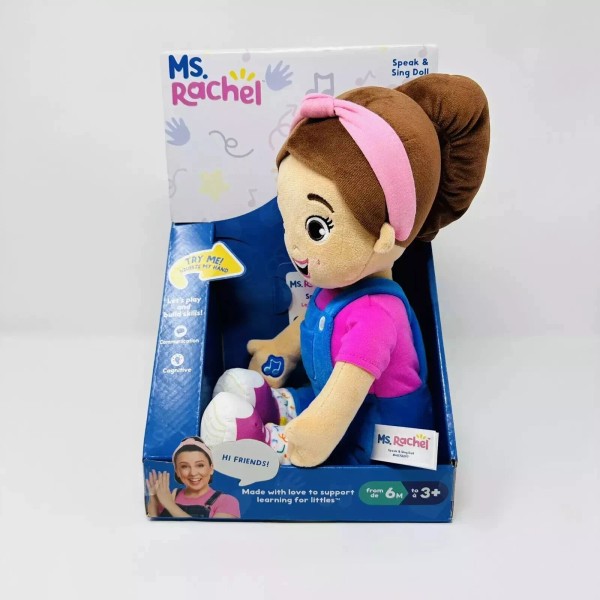 Miss Rachel Ms. Rachel Speak And Sing Doll Interactive Sensory