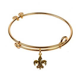 SOL 240085 Lily Flower, Bangle 18K Gold Plated