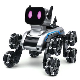Fancy Fantastic Robot Dog Toy For Kid，Remote Control Stunt Car Toy With Music，8Wheels Dual Control Car Toy For Adult And Kids