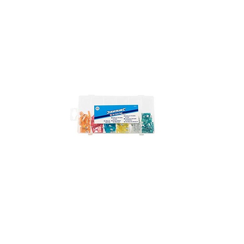 Silverline 380682 Car Fuses Pack - 120 Pieces