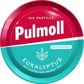 Pulmoll Hustenbonbons Eukalyptus zuckerfrei, 50 g