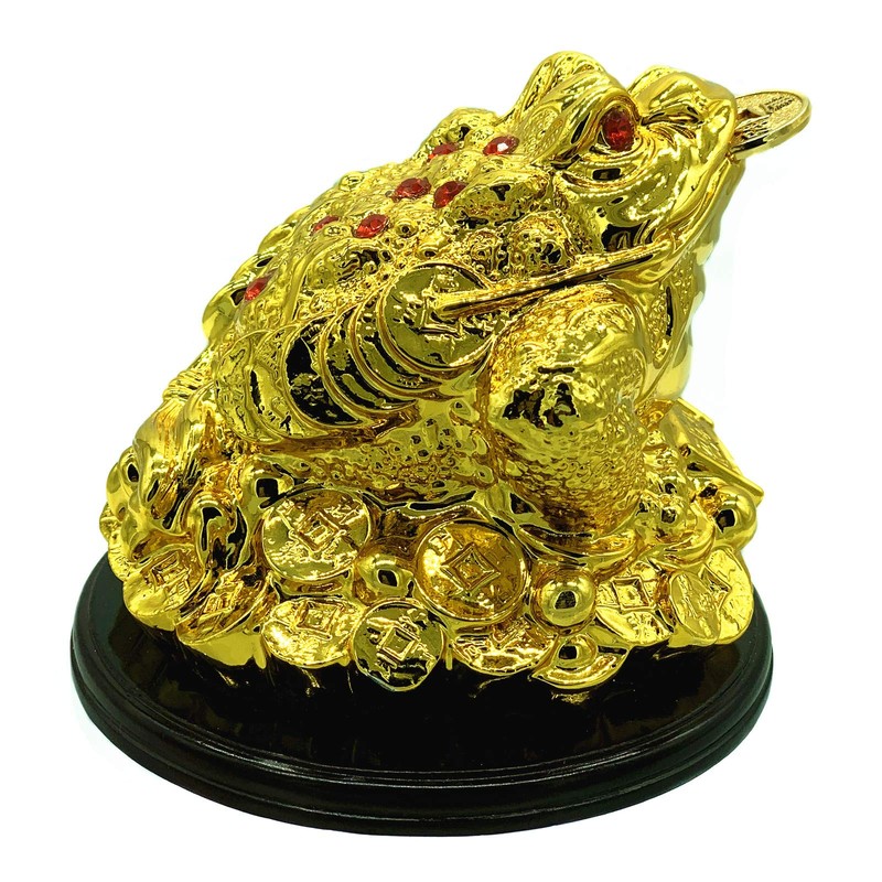 Betterdecor Feng Shui Money Frog (Three Legged Wealth Toad) Chan