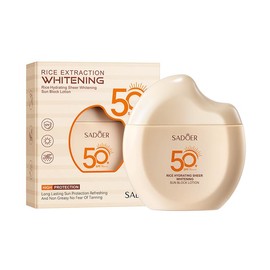 IZBEAUVO-Rice Hydrating Sheer WhiteningSun Block Lotion SPF 50