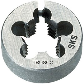 TRUSCO(トラスコ) 丸ダイス 25径 ユニファイねじ 1/2UNF20 (SKS) T25D-1/2UNF20