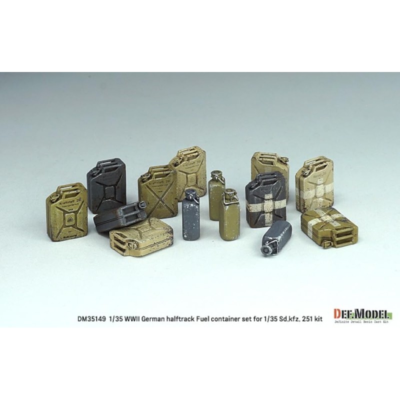 Differential Model 1/35 WW2 Germany Sd.Kfz.251 Ausf.C/D Armored Half Truck