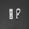SING F LTD 8PCS Roller Blind Safety Clips Plastic Roman