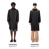 RAINS Fishtail Parka Raincoat, Jacket Black M