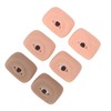 3 Pairs 3D Fake Eye Practice Skin Silicone Microblading Eyebrow