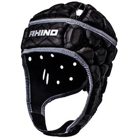 Rhino Unisex Youth Pro Head guard Headguard, Black, SY