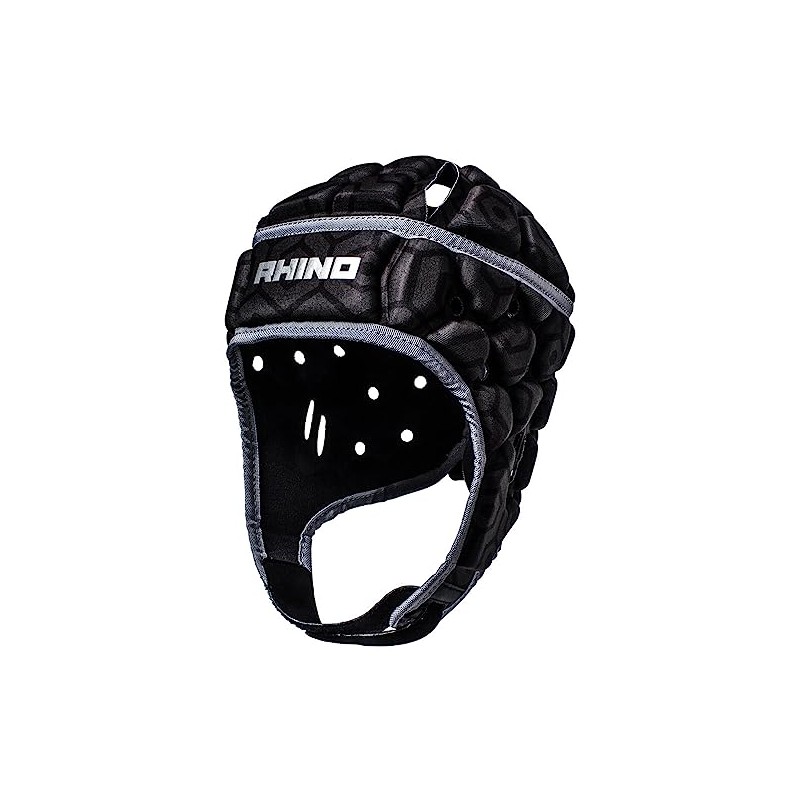 Rhino Unisex Youth Pro Head guard Headguard, Black, SY