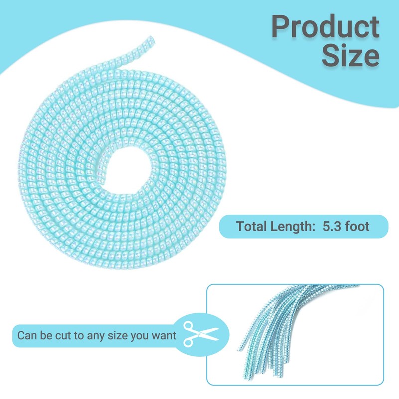 Oxygen Tubing Support Crimp Straightener - Anti Kink Hose Organizer