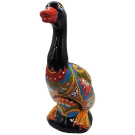 Talavera Pottery Store Duck Planter Hand Painted Indoor Outdoor Multi Colored Figure Glazed