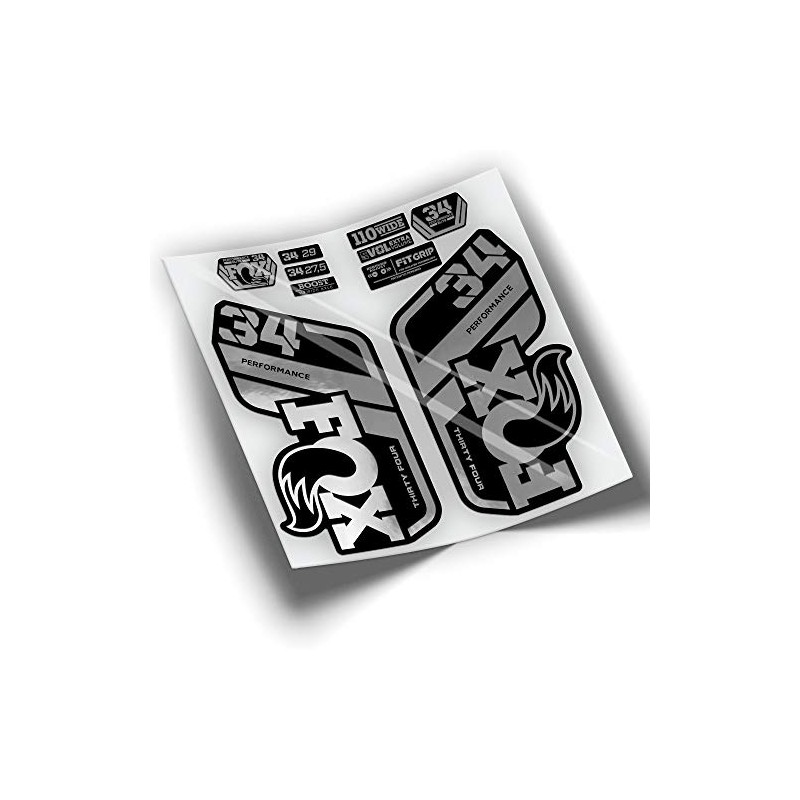 Ref: VP417 Sticker Compatible with Fox 34 Performance 2021-2025 MTB
