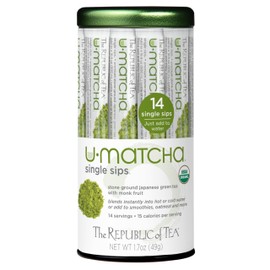 REPÚBLICA DEL TÉ orgánico Macha Sips Té, 14 CT                                                                                                        