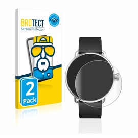 brotect 3D Curved Screen Protector compatible with Withings ScanWatch (42 mm) (2 Pack) - Full Screen Coverage