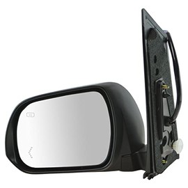 TRQ Left Mirror with Heat Power Folding with Mirror Turn Signal Drivers Side Compatible with 2011-2012 Toyota Sienna TO1320288 TO1320291