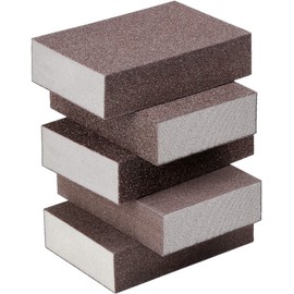Sanding Sponge Blocks Sanding Blocks, 5Pcs Sanding Sponge Wet and Dry Sanding Blocks,Sponge Sanding Block Sand Paper Brick Fine Sandpaper Sand Paper Pad Sandpaper Blocks,Fine Sanding Sponge Blocks